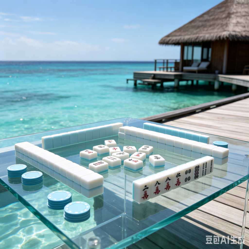 gradient pink mahjong tiles