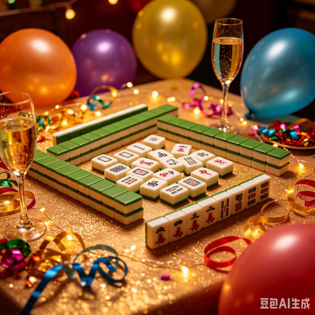modern color mahjong tiles