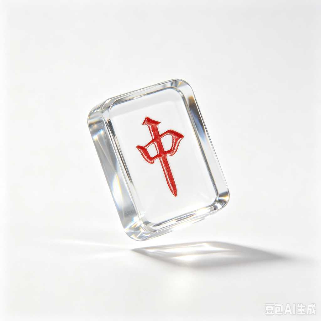 mini mahjong tiles keychain